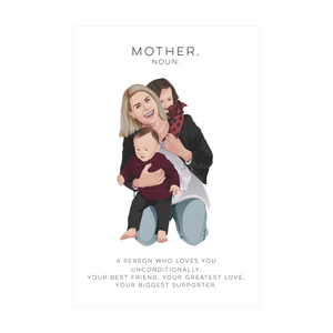 A Mothers Love With Custom Art