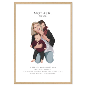 A Mothers Love With Custom Art